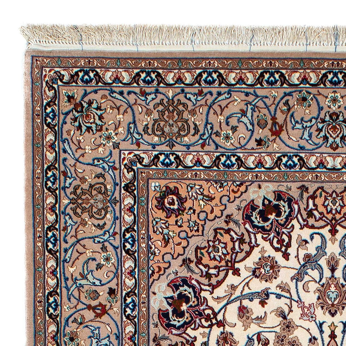 Tappeto di seta - Ghom seta - Premio - 202 x 128 cm - beige