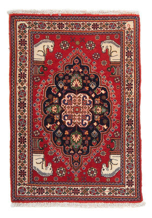 Tappeto Gabbeh - Kashkuli Persero - 88 x 61 cm - rosso
