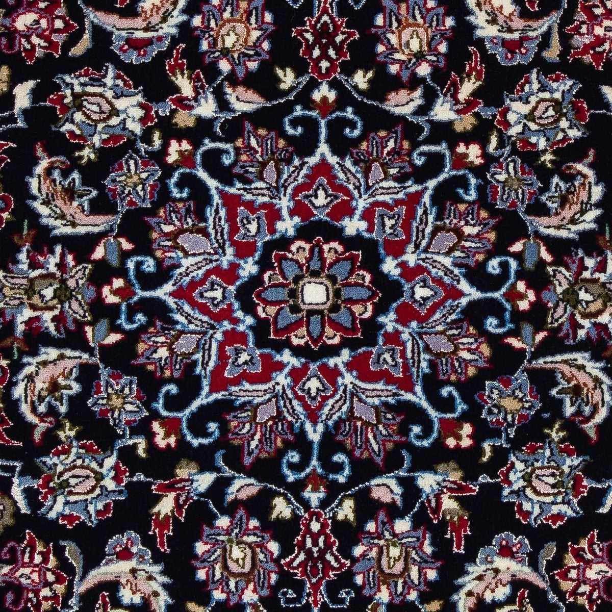 Tappeto Persero - Isfahan - Premio - 108 x 72 cm - rosso scuro