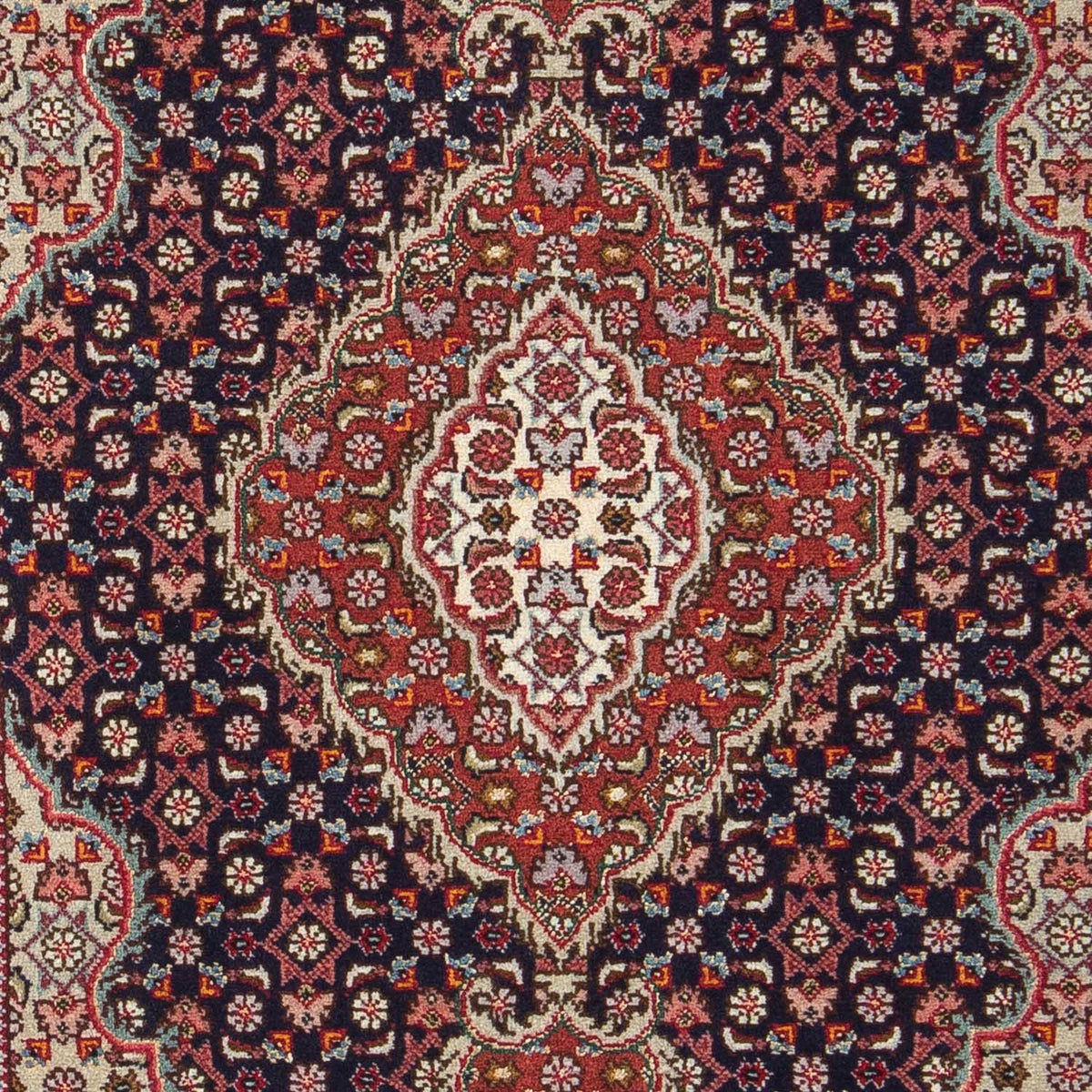 Tappeto Persero - Tabriz - Reale - 90 x 63 cm - blu scuro