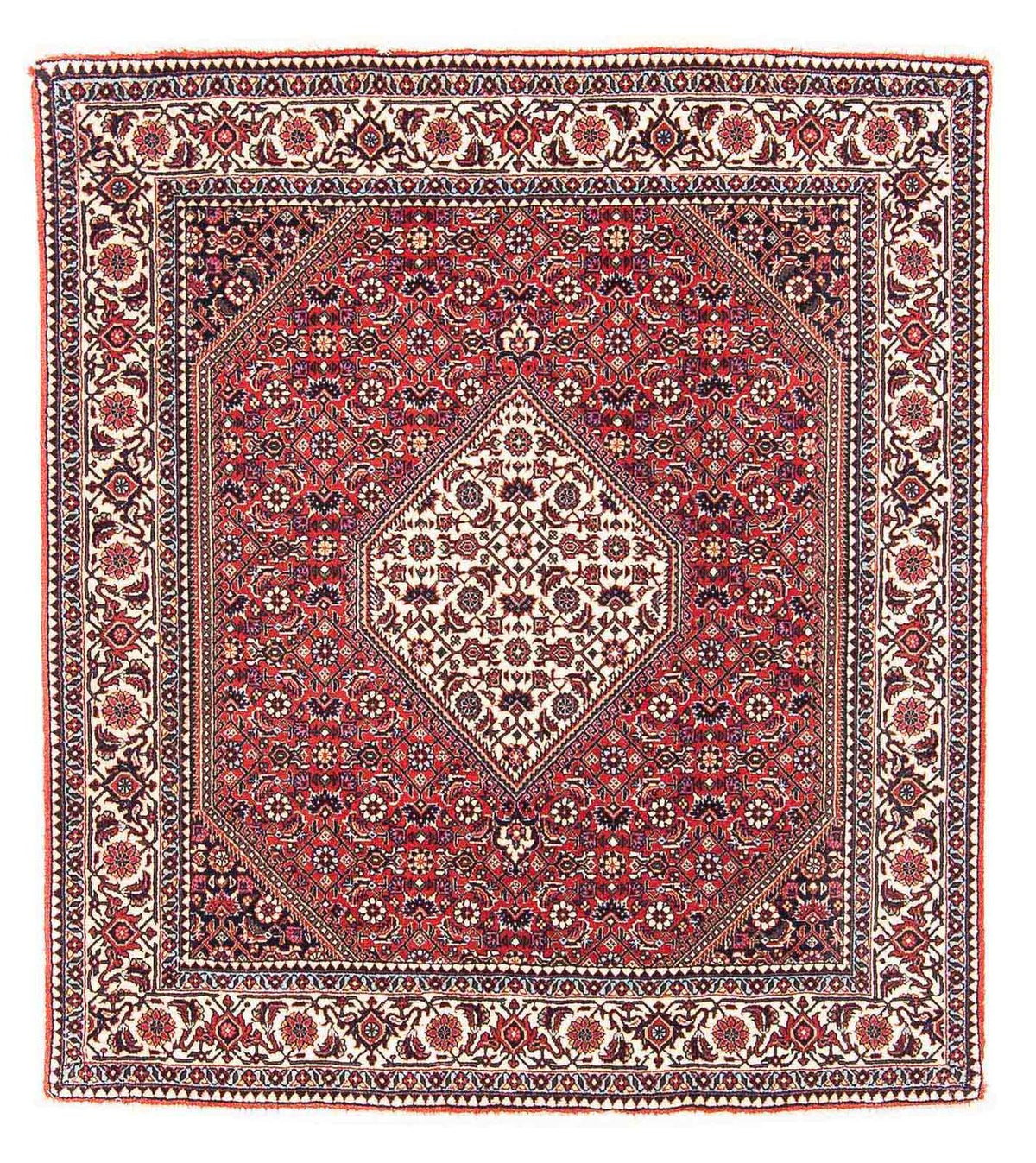 Tappeto Persero - Bidjar quadrato - 115 x 101 cm - rosso