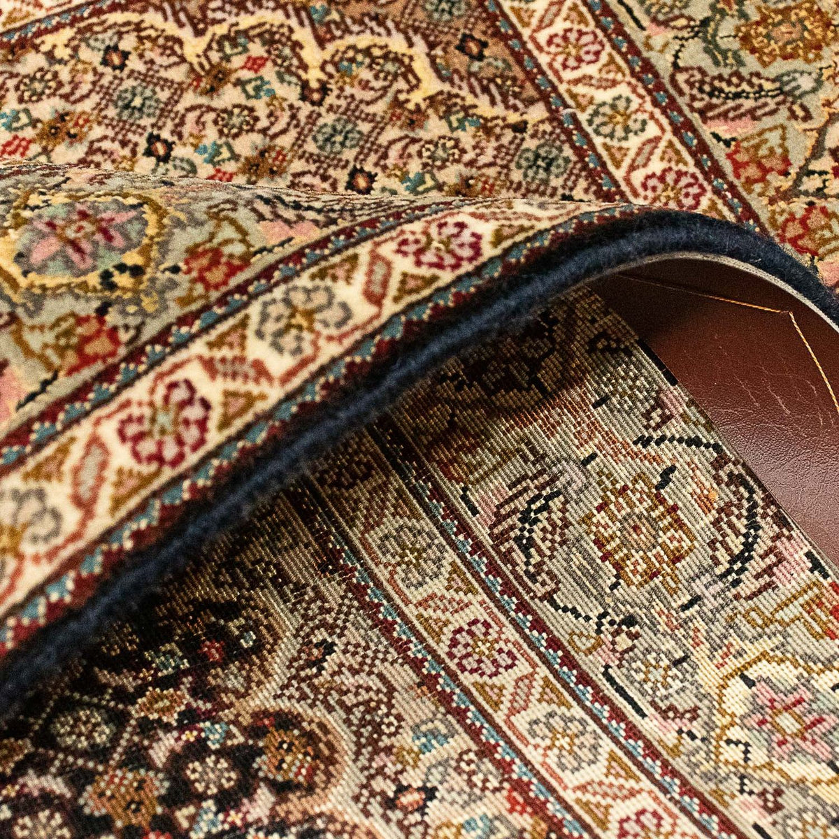 Tappeto Persero - Tabriz - Reale - 120 x 80 cm - blu scuro