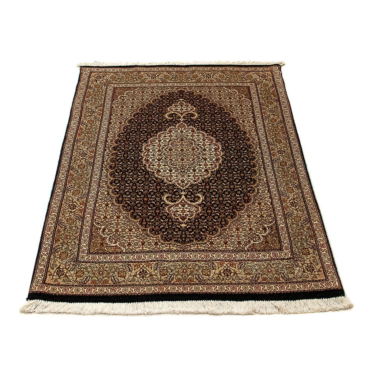 Tappeto Persero - Tabriz - Reale - 120 x 80 cm - blu scuro