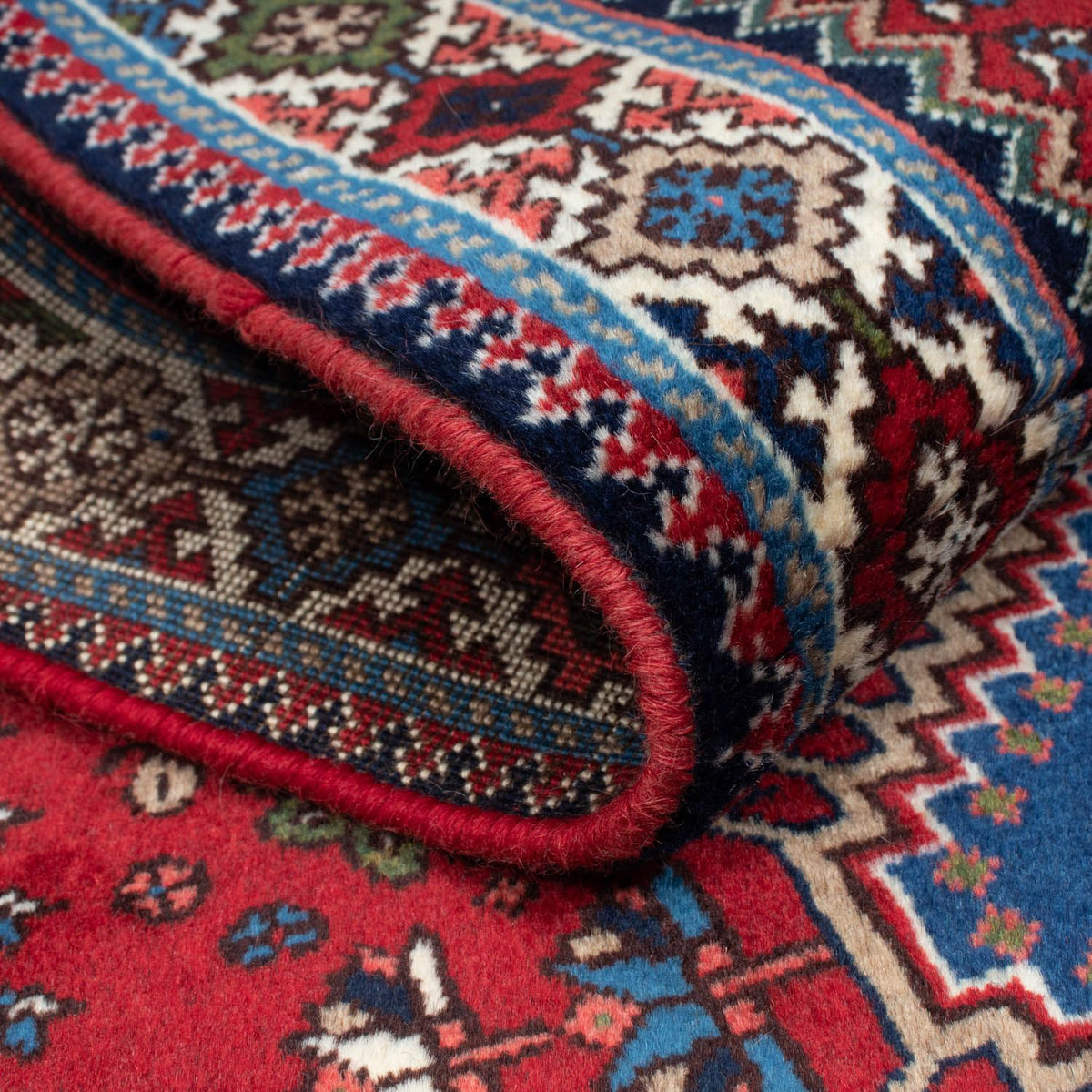 Tappeto corsia Tappeto Persero - Nomade - 194 x 83 cm - rosso scuro