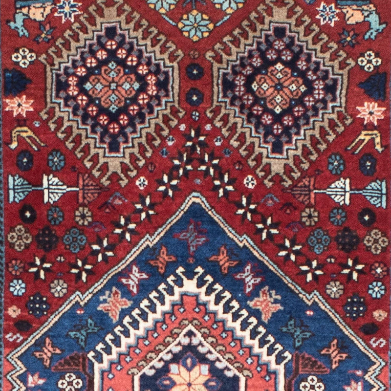 Tappeto corsia Tappeto Persero - Nomade - 195 x 80 cm - rosso scuro