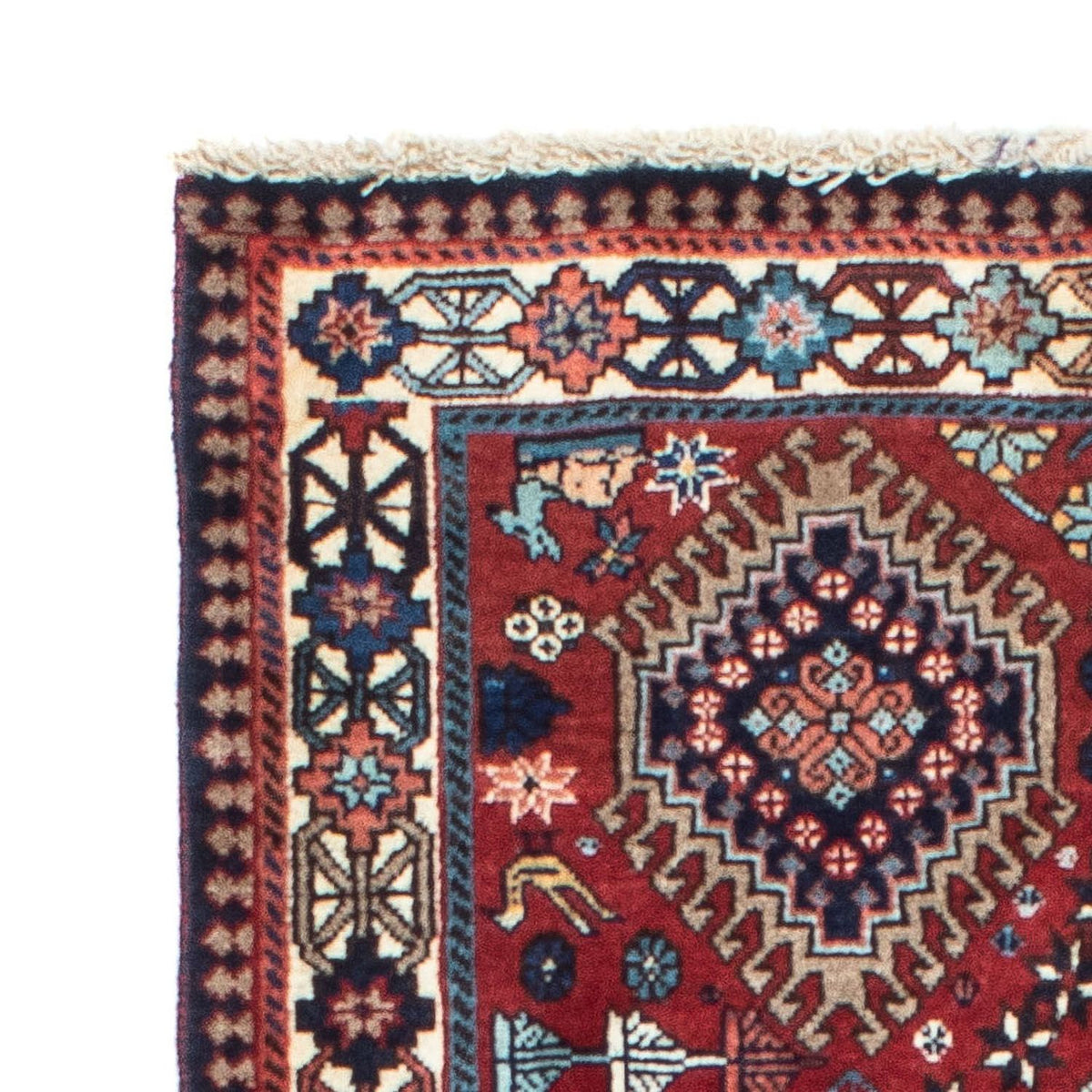 Tappeto corsia Tappeto Persero - Nomade - 195 x 80 cm - rosso scuro