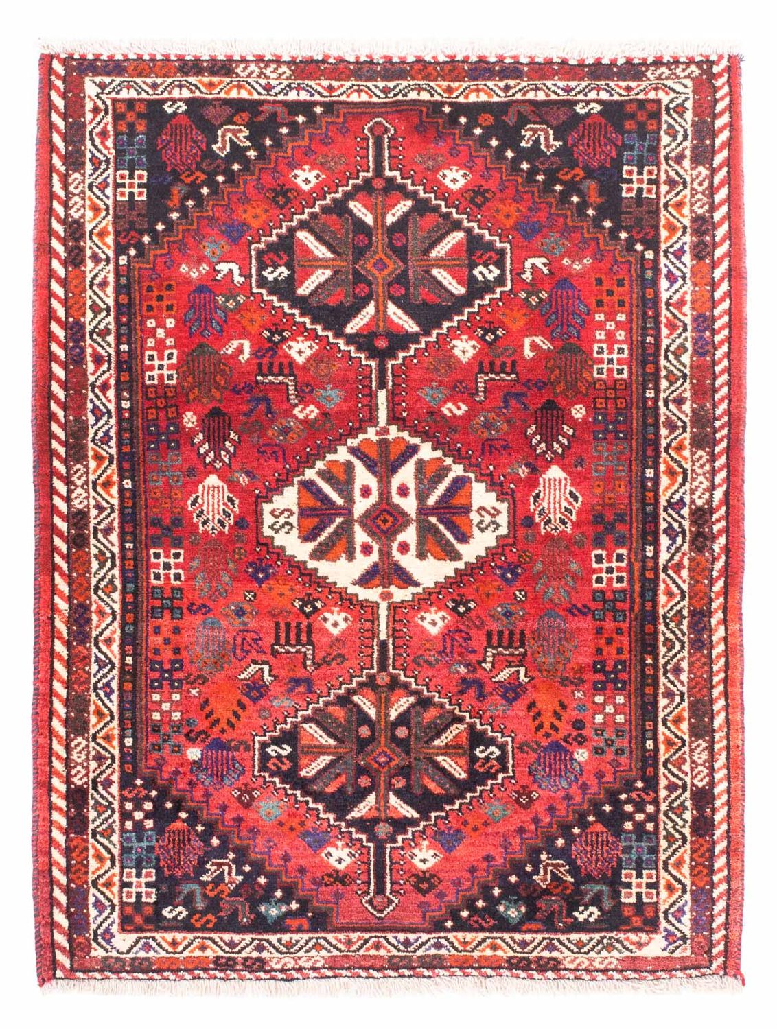 Tappeto Persero - Nomade - 153 x 120 cm - rosso scuro