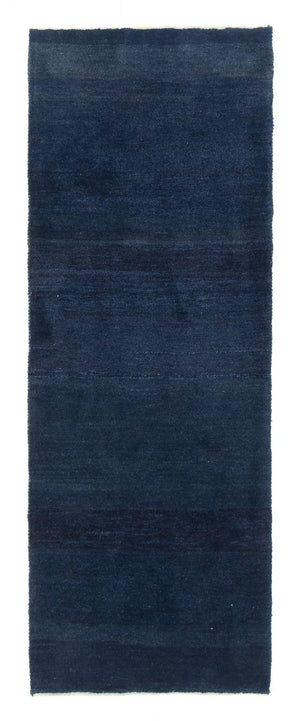Tappeto corsia Tappeto Gabbeh - Persero - 228 x 80 cm - blu scuro