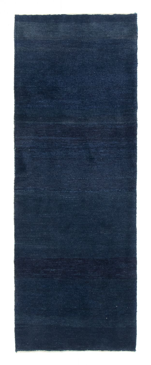 Tappeto corsia Tappeto Gabbeh - Persero - 228 x 80 cm - blu scuro