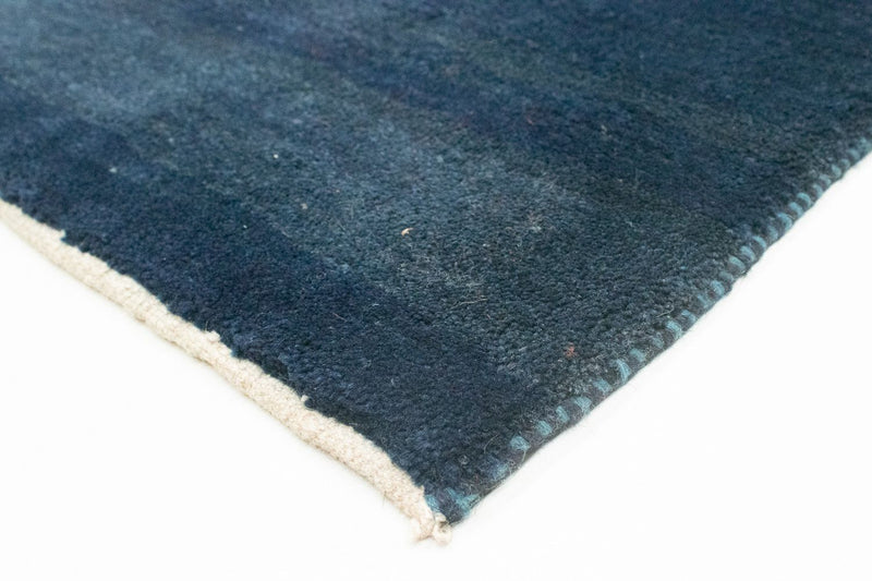 Tappeto corsia Tappeto Gabbeh - Persero - 228 x 80 cm - blu scuro