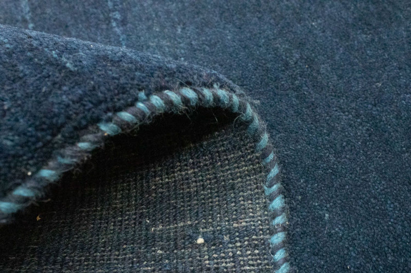 Tappeto corsia Tappeto Gabbeh - Persero - 228 x 80 cm - blu scuro