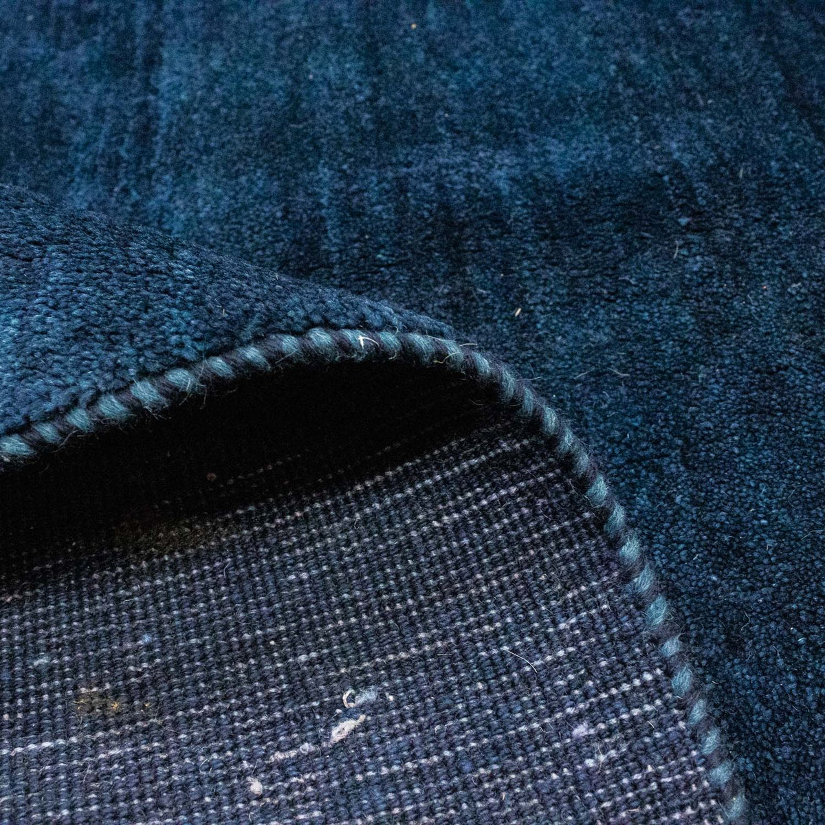 Tappeto Gabbeh - Persero - 283 x 250 cm - blu scuro