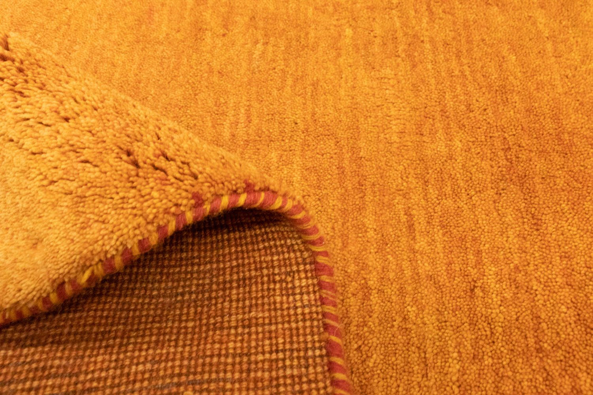 Tappeto Gabbeh - Persero quadrato - 94 x 80 cm - oro