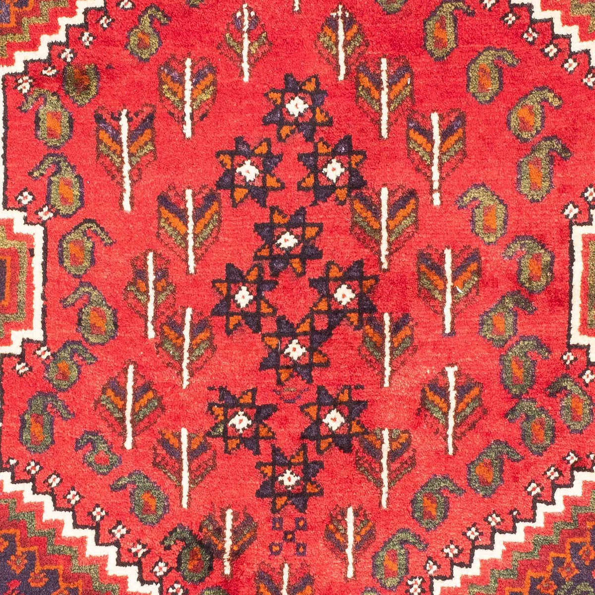 Tappeto Persero - Nomade - 139 x 111 cm - rosso scuro