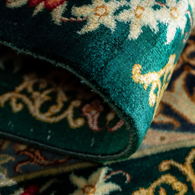 Tappeto Persero - Ghom - 77 x 58 cm - blu scuro