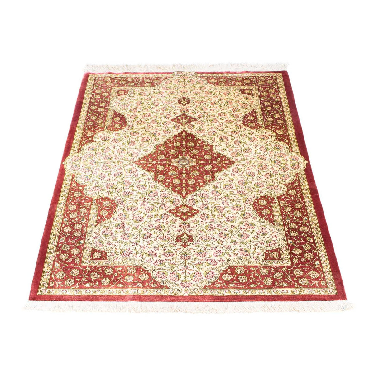 Tappeto Persero - Ghom - 125 x 80 cm - beige