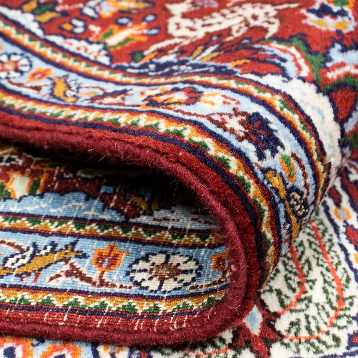 Tappeto Persero - Classico - 202 x 148 cm - rosso scuro