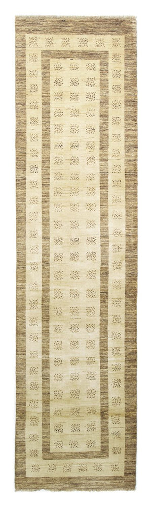 Tappeto corsia Tappeto Gabbeh - Indus - 295 x 79 cm - beige