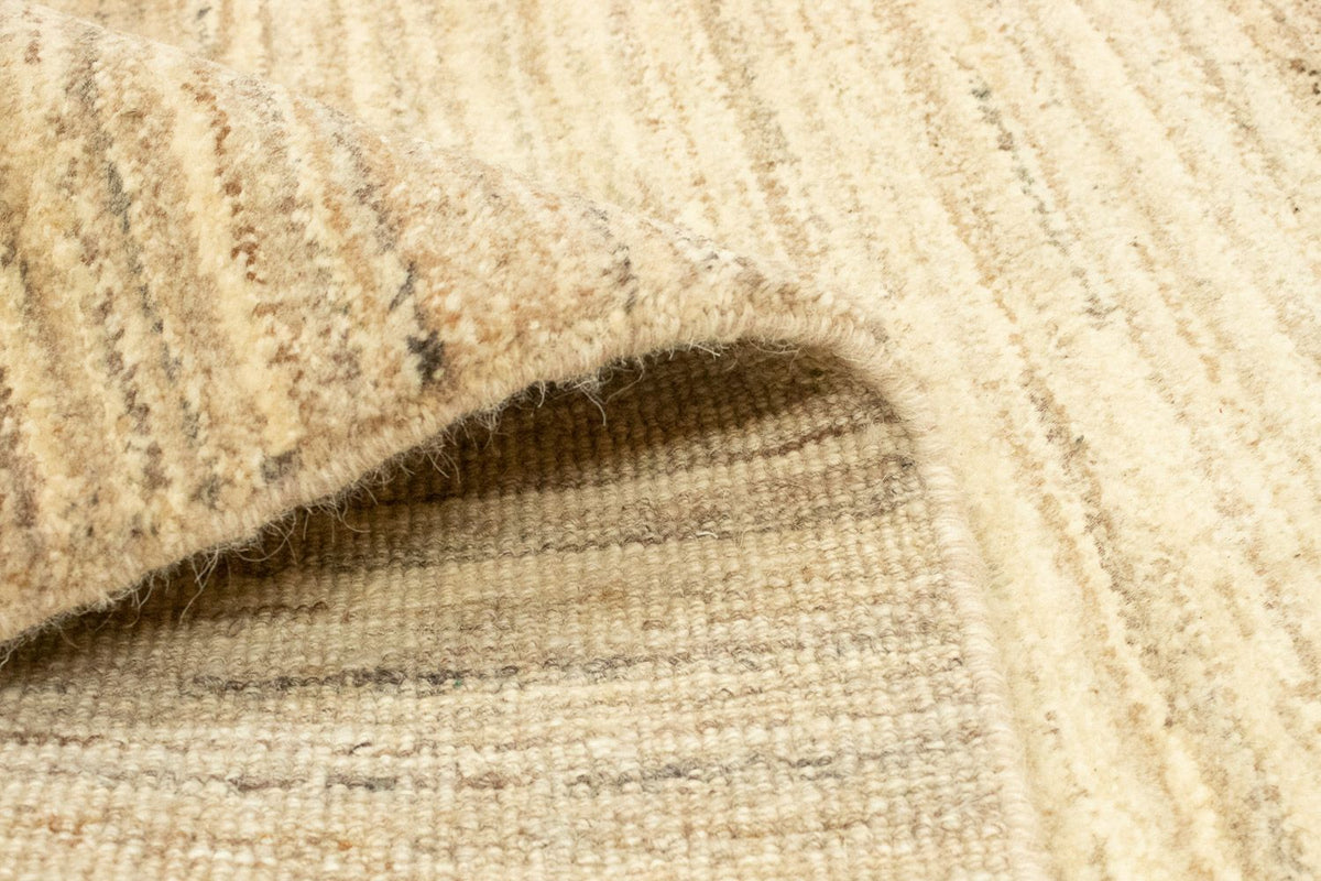 Tappeto corsia Tappeto Gabbeh - Indus - 254 x 78 cm - beige
