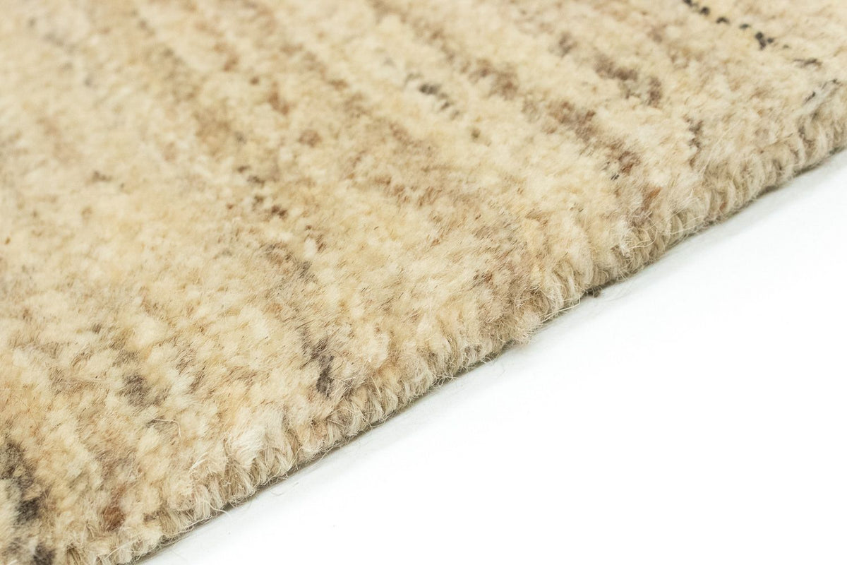 Tappeto corsia Tappeto Gabbeh - Indus - 187 x 62 cm - beige