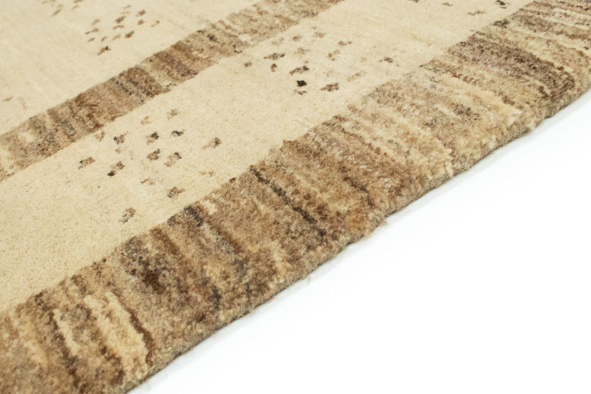 Tappeto corsia Tappeto Gabbeh - Indus - 212 x 78 cm - beige