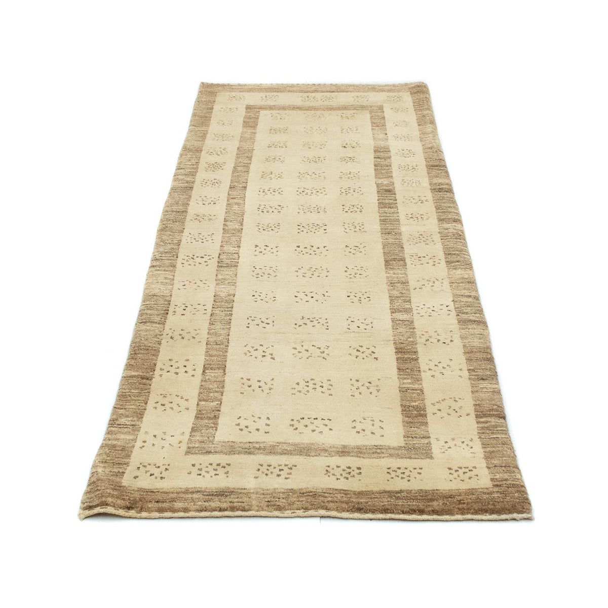 Tappeto corsia Tappeto Gabbeh - Indus - 212 x 78 cm - beige