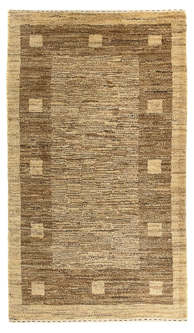 Tappeto Gabbeh - Indus - 126 x 77 cm - marrone chiaro