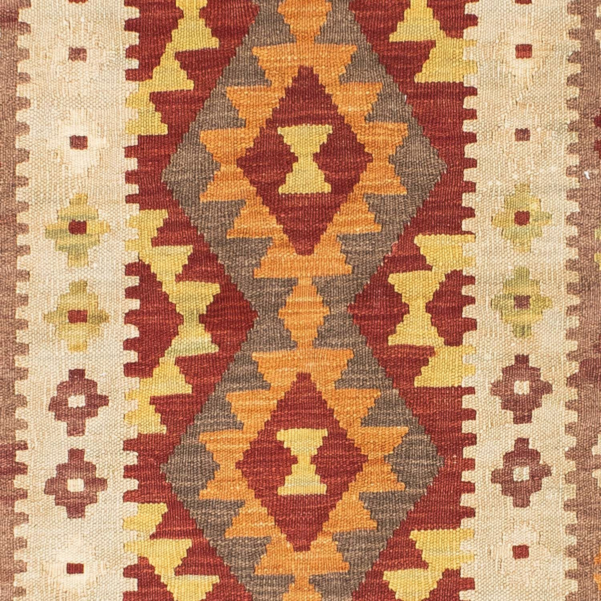 Tappeto corsia Tappeto Kelim - Orientale - 198 x 78 cm - beige