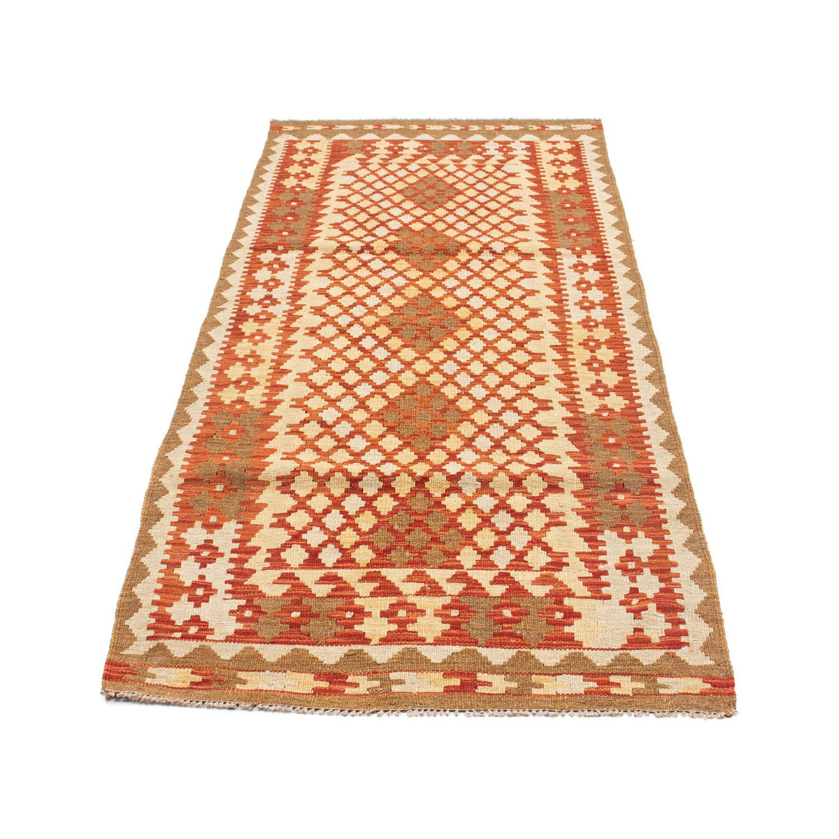 Tappeto corsia Tappeto Kelim - Orientale - 197 x 79 cm - beige