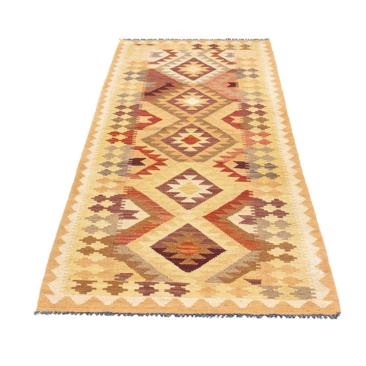 Tappeto corsia Tappeto Kelim - Orientale - 191 x 77 cm - marrone chiaro