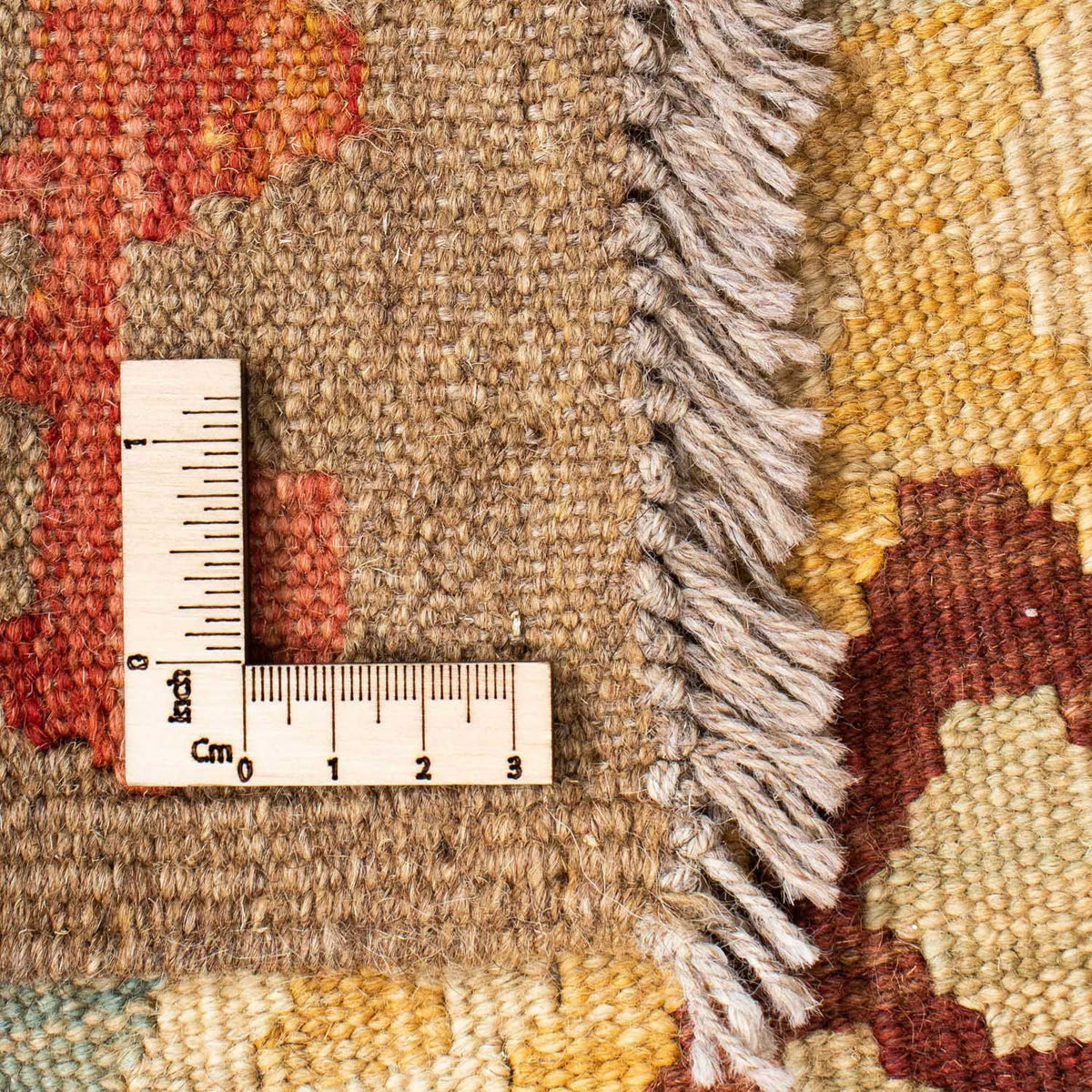 Tappeto corsia Tappeto Kelim - Orientale - 201 x 78 cm - beige