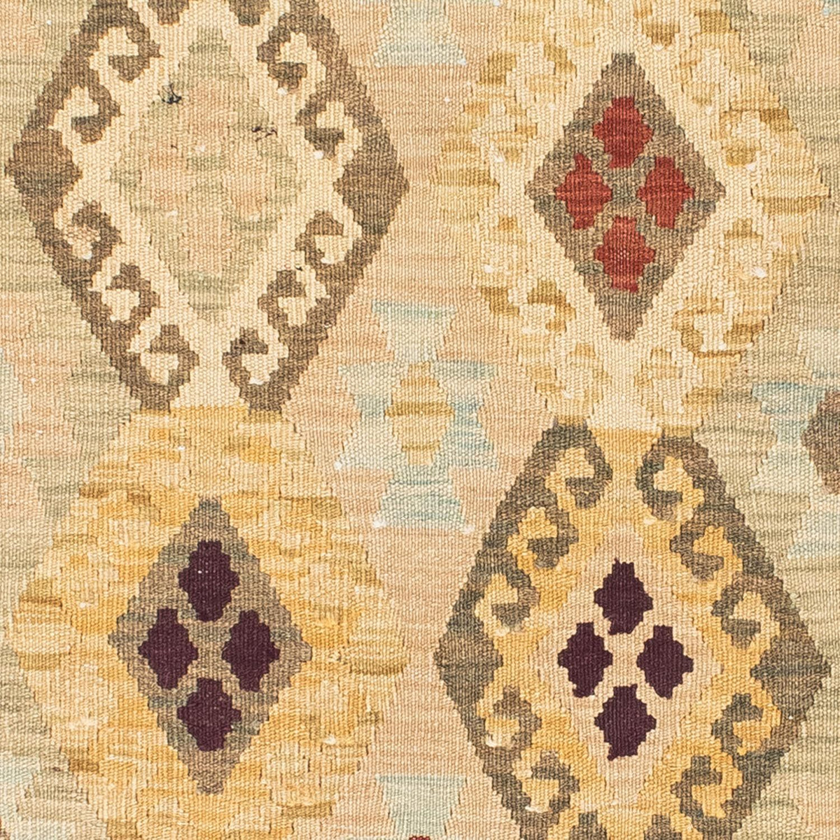 Tappeto corsia Tappeto Kelim - Orientale - 199 x 79 cm - beige