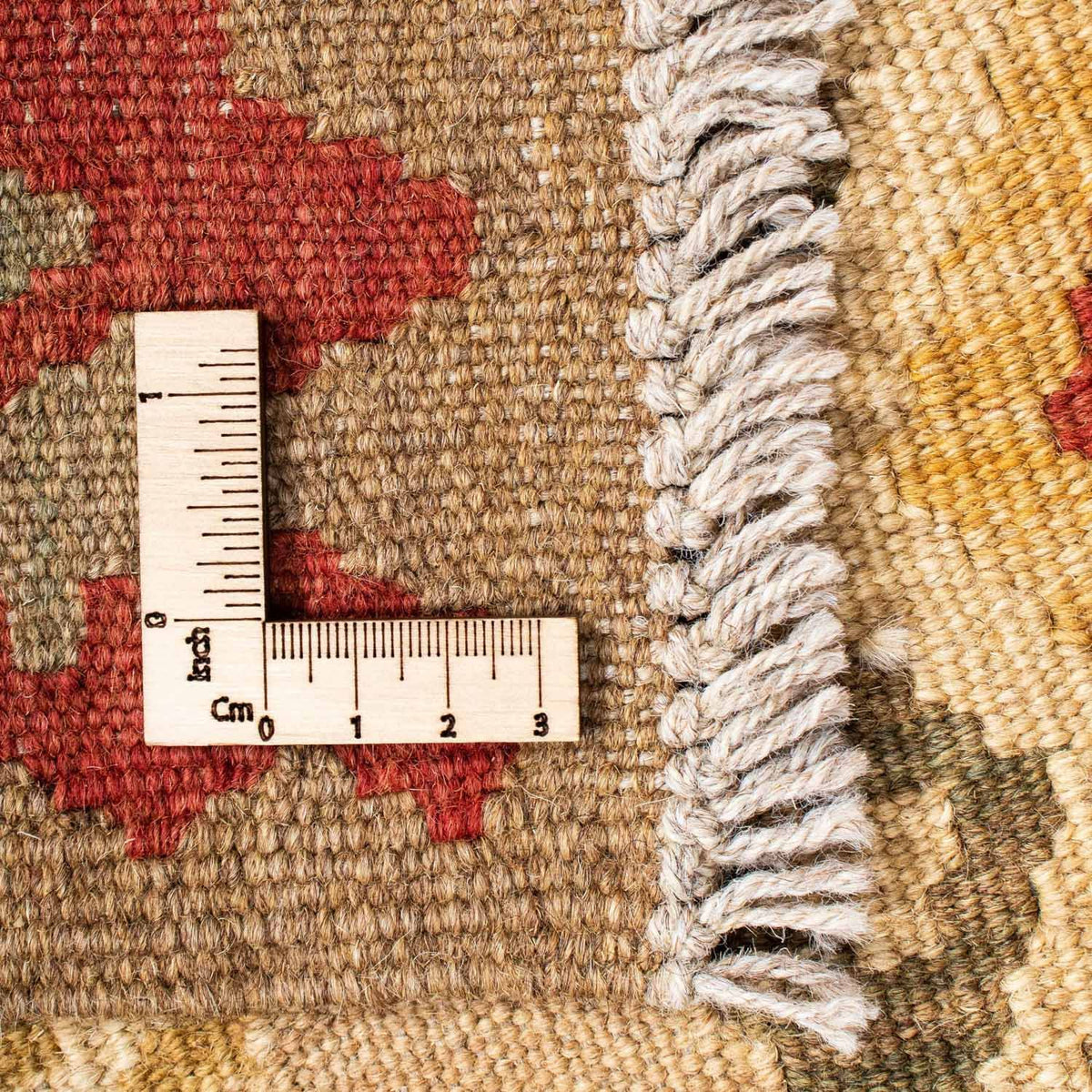 Tappeto corsia Tappeto Kelim - Orientale - 199 x 79 cm - beige