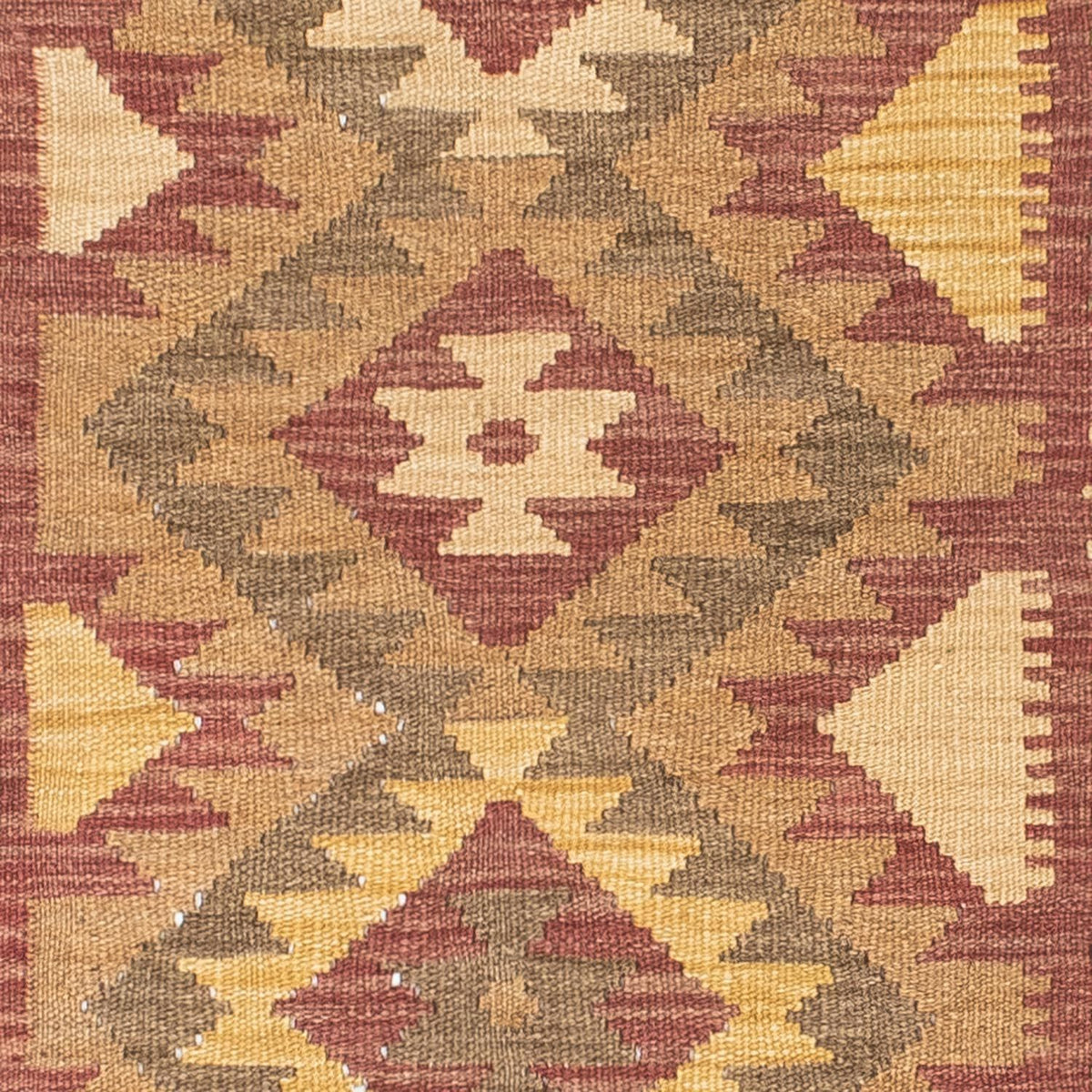 Tappeto corsia Tappeto Kelim - Orientale - 192 x 77 cm - marrone chiaro