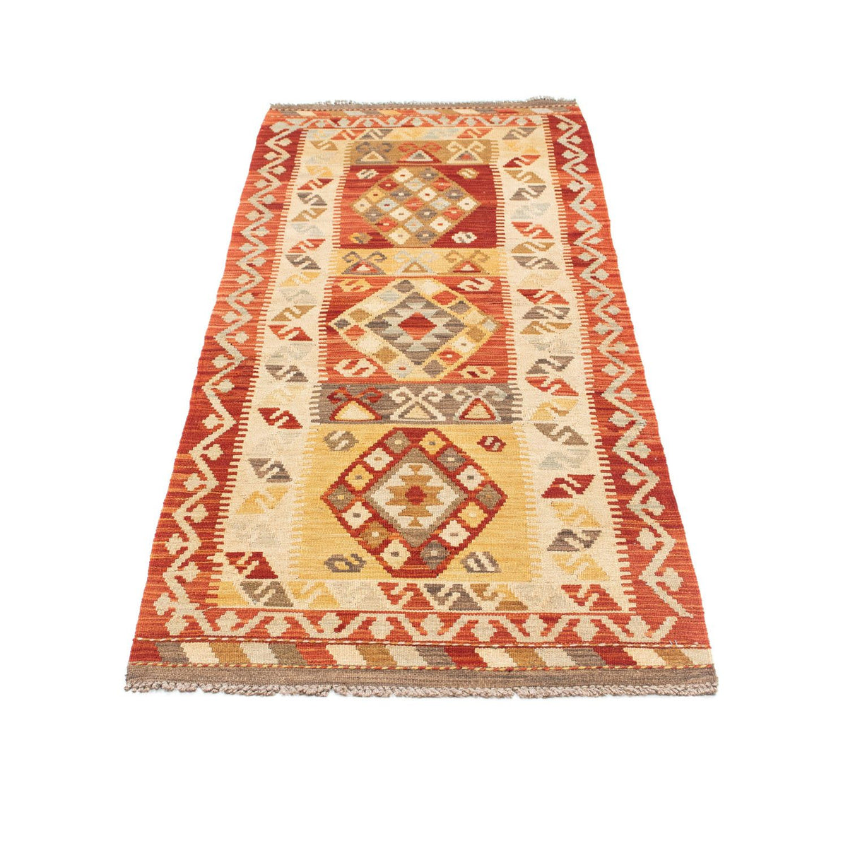 Tappeto corsia Tappeto Kelim - Orientale - 189 x 71 cm - ruggine