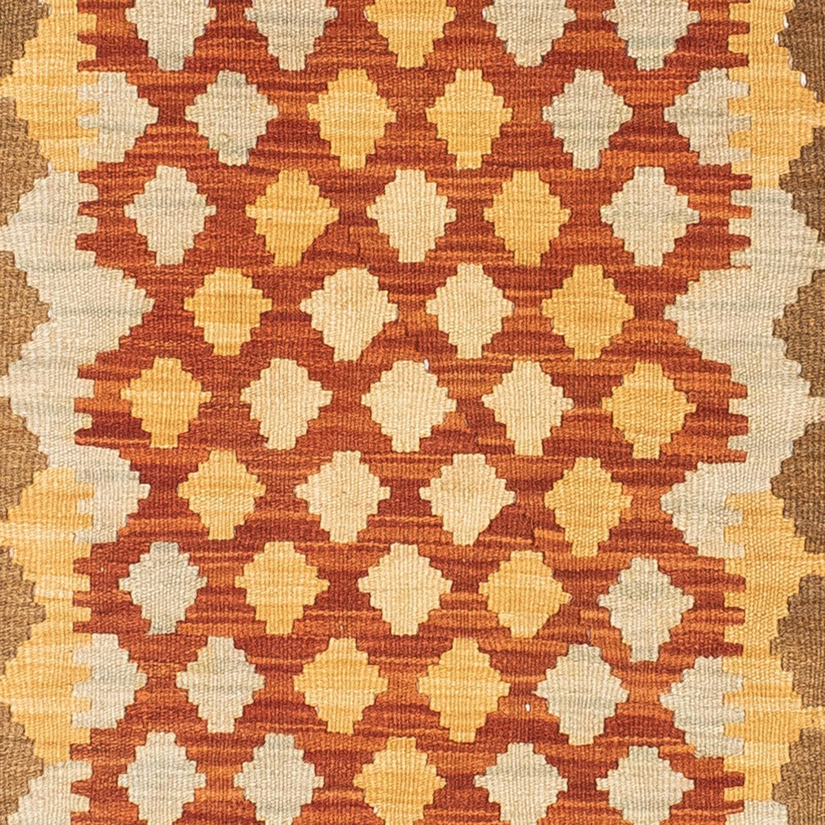 Tappeto corsia Tappeto Kelim - Orientale - 191 x 74 cm - marrone chiaro