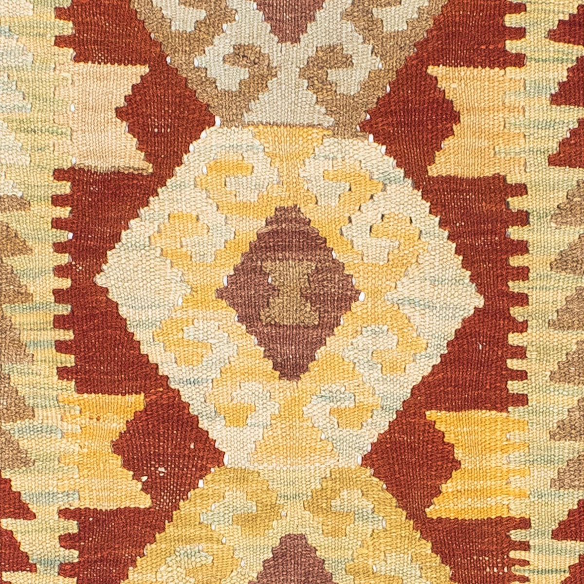 Tappeto corsia Tappeto Kelim - Orientale - 192 x 72 cm - marrone chiaro