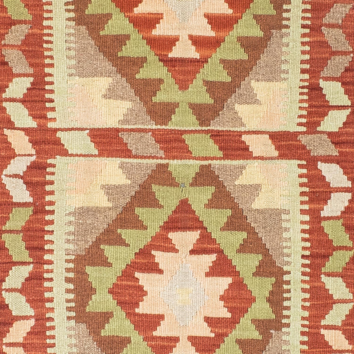 Tappeto corsia Tappeto Kelim - Orientale - 196 x 86 cm - beige