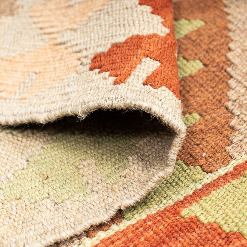 Tappeto corsia Tappeto Kelim - Orientale - 196 x 86 cm - beige