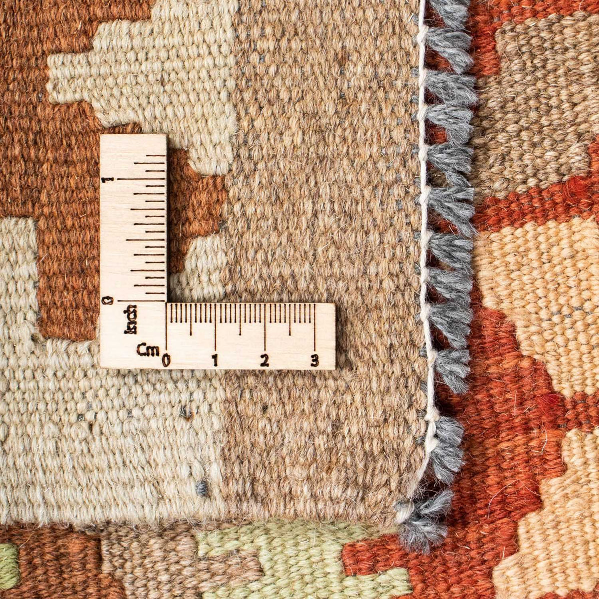 Tappeto corsia Tappeto Kelim - Orientale - 196 x 86 cm - beige