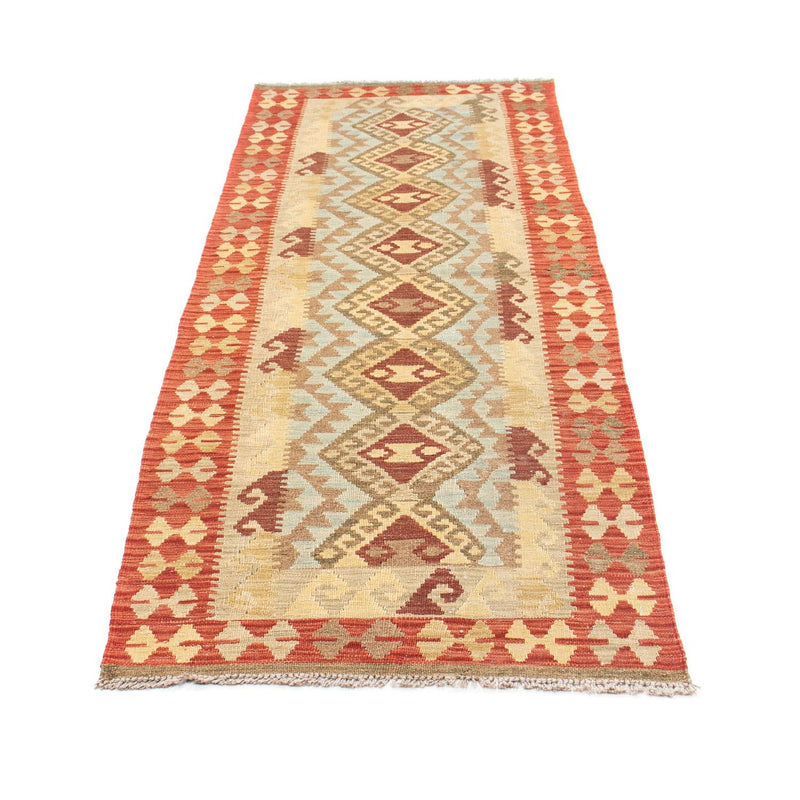 Tappeto corsia Tappeto Kelim - Orientale - 201 x 73 cm - rosso
