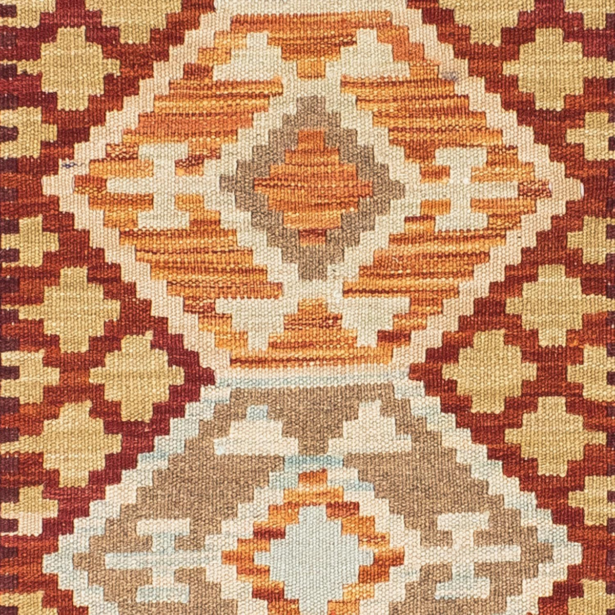 Tappeto corsia Tappeto Kelim - Orientale - 202 x 73 cm - beige