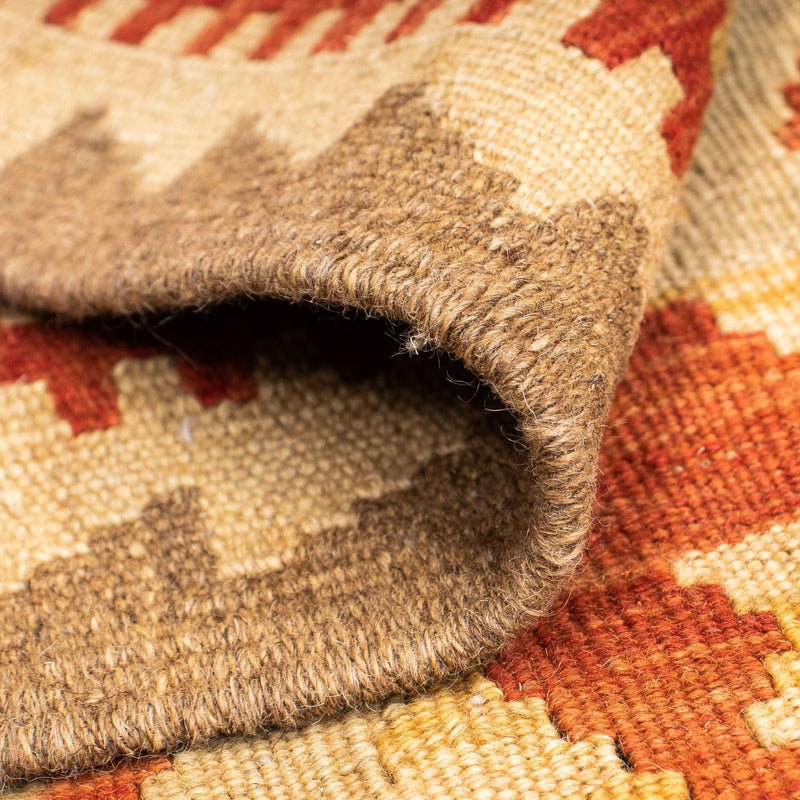 Tappeto corsia Tappeto Kelim - Orientale - 200 x 85 cm - beige