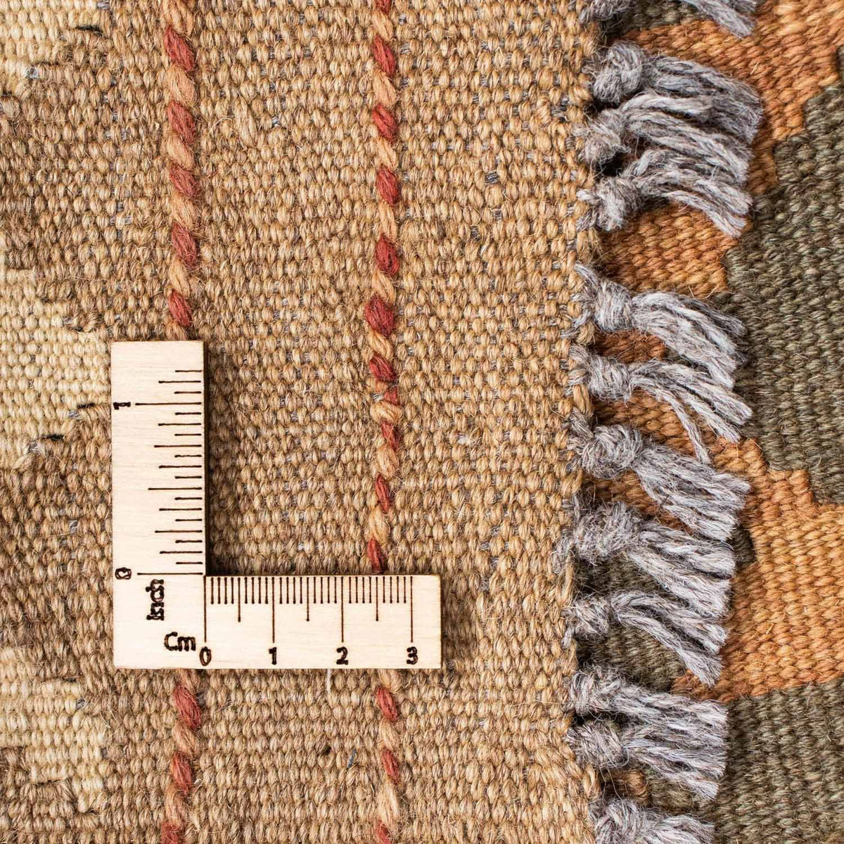 Tappeto corsia Tappeto Kelim - Orientale - 198 x 80 cm - marrone chiaro