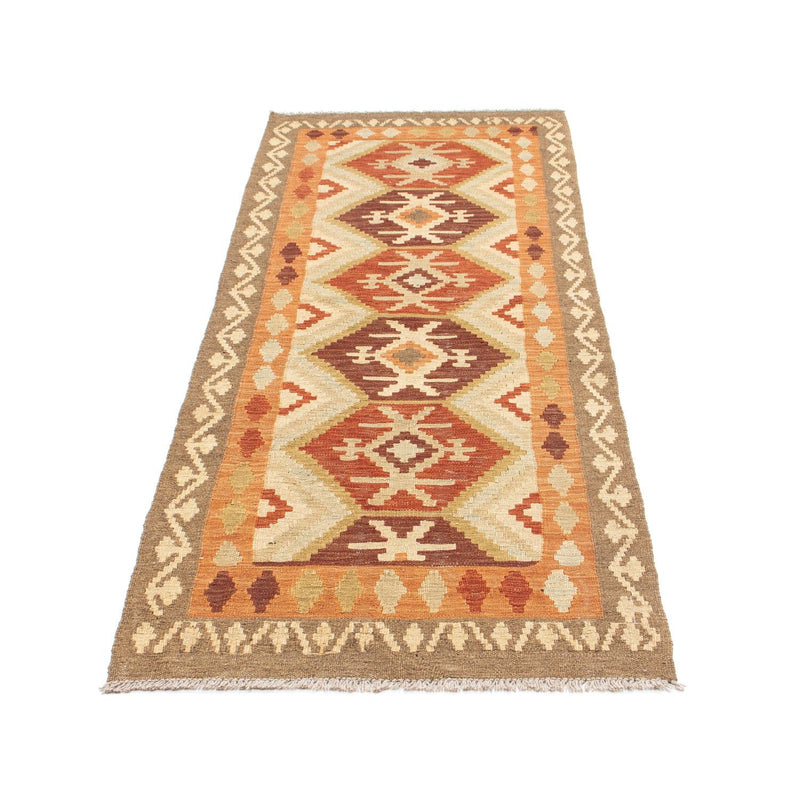 Tappeto corsia Tappeto Kelim - Orientale - 203 x 73 cm - beige