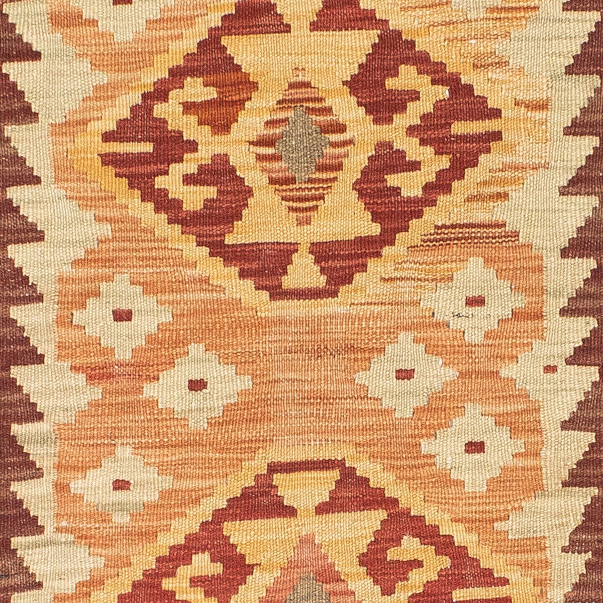 Tappeto corsia Tappeto Kelim - Orientale - 189 x 75 cm - marrone chiaro