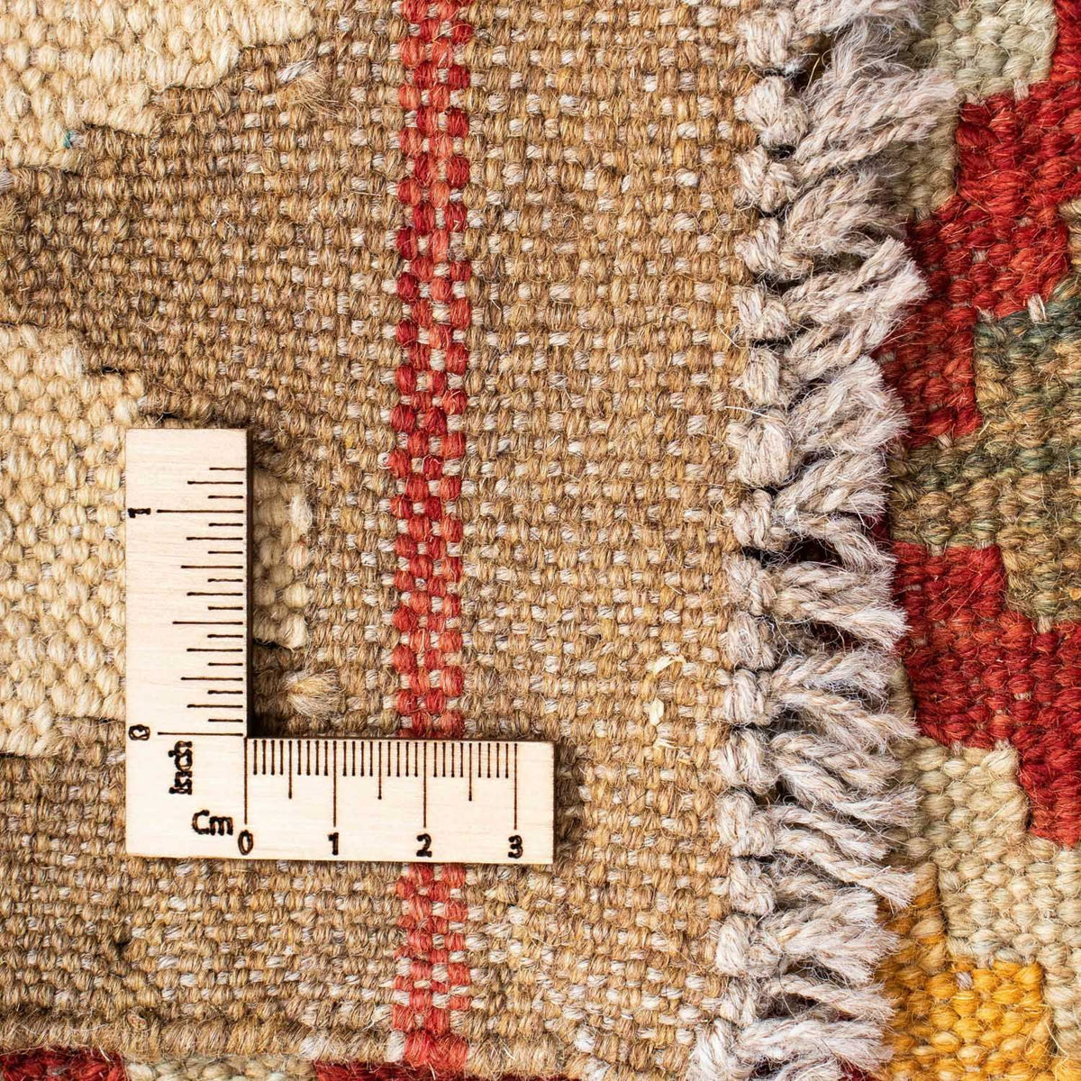 Tappeto corsia Tappeto Kelim - Orientale - 196 x 76 cm - marrone chiaro