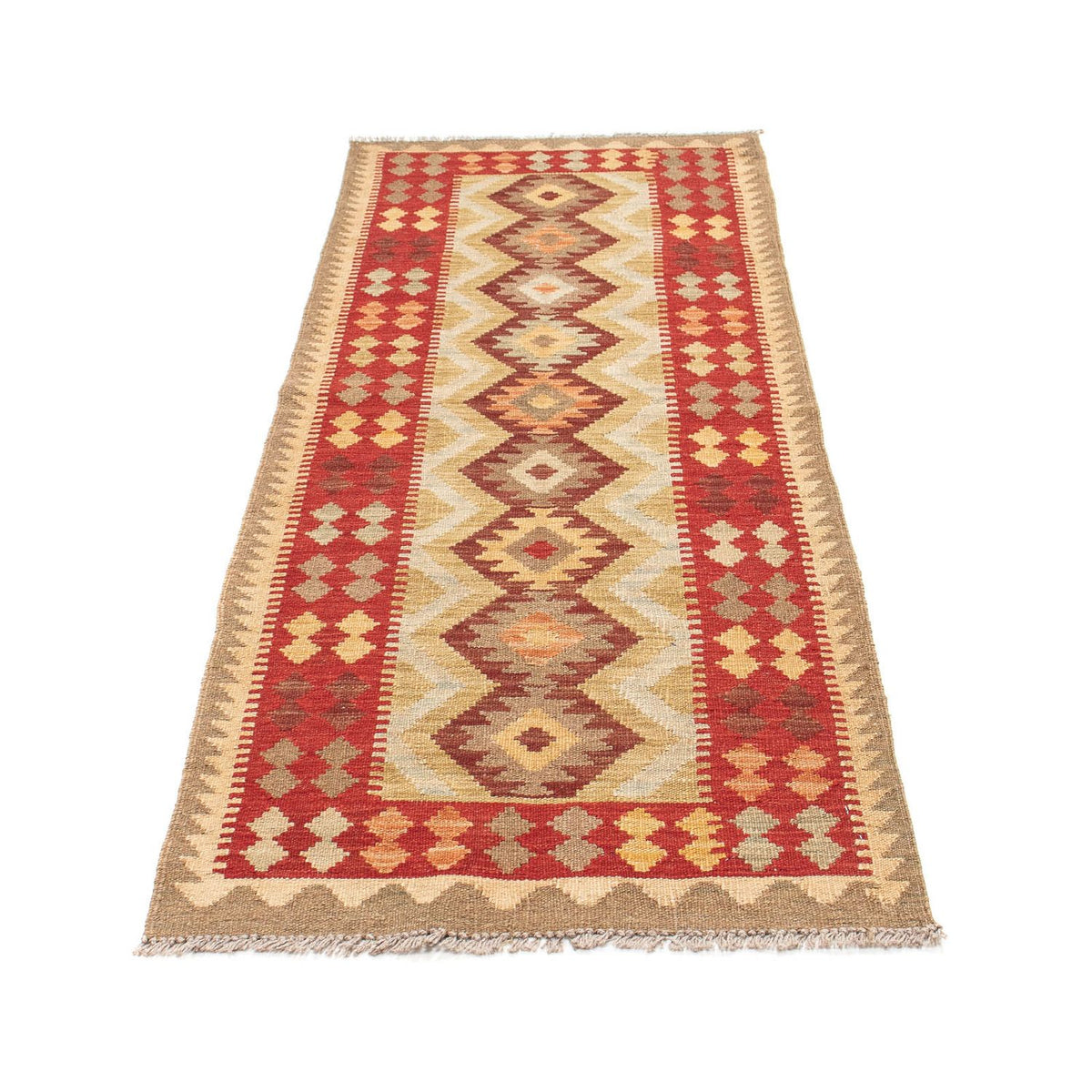 Tappeto corsia Tappeto Kelim - Splash - 194 x 69 cm - multicolore