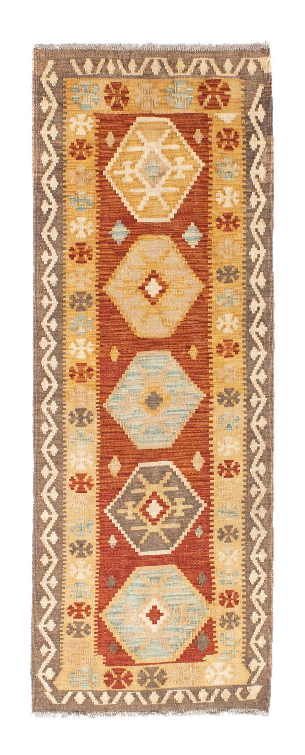 Tappeto corsia Tappeto Kelim - Orientale - 203 x 70 cm - beige