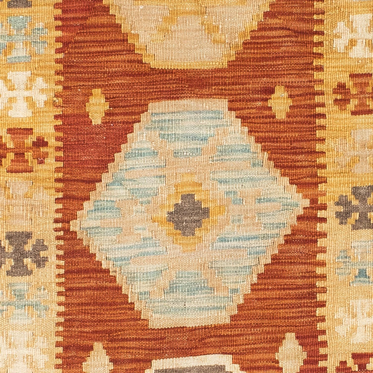 Tappeto corsia Tappeto Kelim - Orientale - 203 x 70 cm - beige